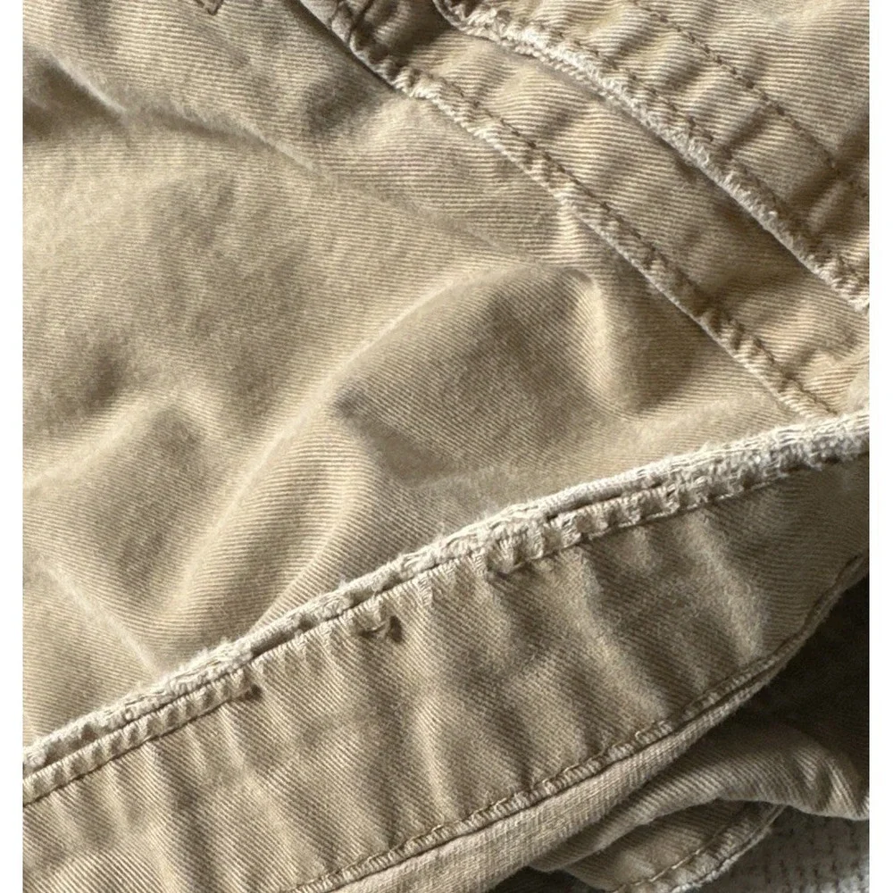 Vintage Y2K Hollister Cargo Shorts Tan Distressed Utlity Baggy Men's Size 34